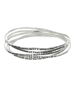 Bracelet Edmond Rostand "Un Baiser" 5 Rangs Argent Femme Bracelets
