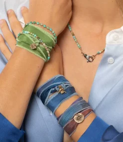 Outlet Bracelet Lentilles Turquoise X Jane De Boy Femme Bracelets