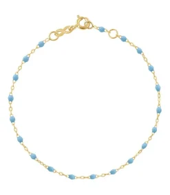 Discount Bracelet Or Jaune Et Perles De Resine Femme Bracelets