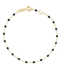 Discount Bracelet Or Jaune Et Perles De Resine Femme Bracelets