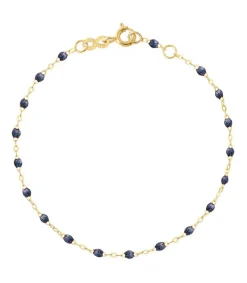 Discount Bracelet Or Jaune Et Perles De Resine Femme Bracelets