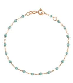 Sale Bracelet Or Rose Et Perles De Resine Femme Bracelets