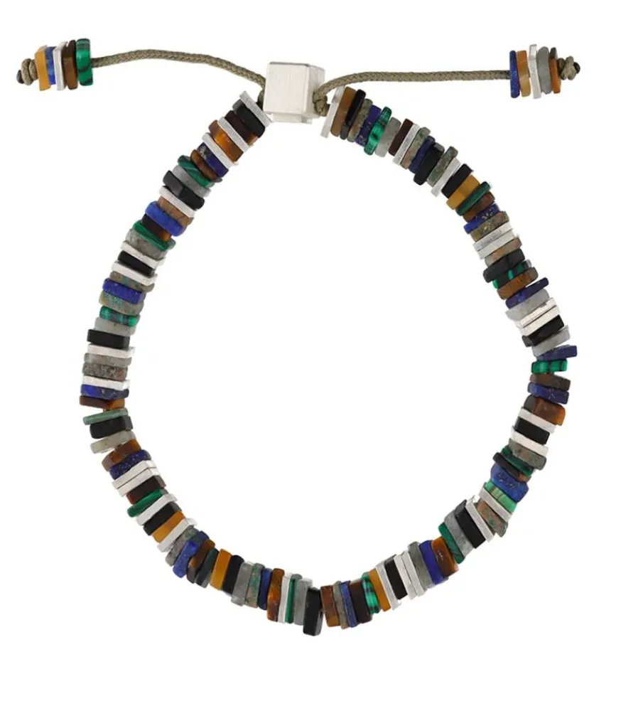 Clearance Bracelet Razze Square A Perles Carrees Homme Bijoux