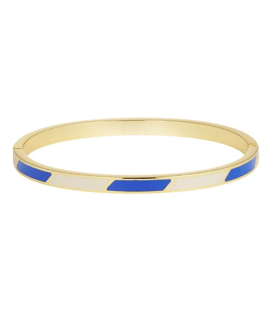 Bracelet Stripes Cobalt White Femme Bracelets