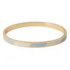 Hot Bracelet Stripes Light Blue White Femme Bracelets