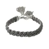 Discount Bracelet Tresse Argente Femme Bracelets