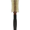 Clearance Brosse A Cheveux Pre-Incurvee Brushing 12 Rangs En Bois Femme Accessoires Cheveux
