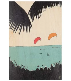 Discount Carte Postale En Bois Ride Kite Cartes Postales