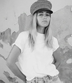 Outlet Casquette Ziggy Hudstooth Femme Chapeaux, Bonnets & Casquettes