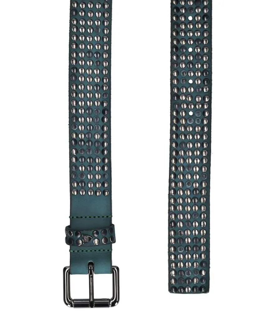 Discount Ceinture Coloree A Clous Studs Femme Ceintures