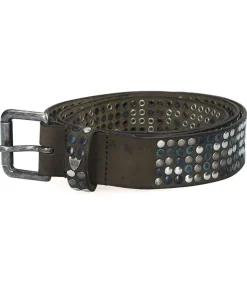 Discount Ceinture Coloree A Clous Studs Femme Ceintures