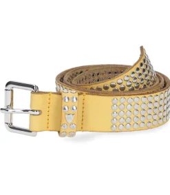 Discount Ceinture Coloree A Clous Studs Femme Ceintures