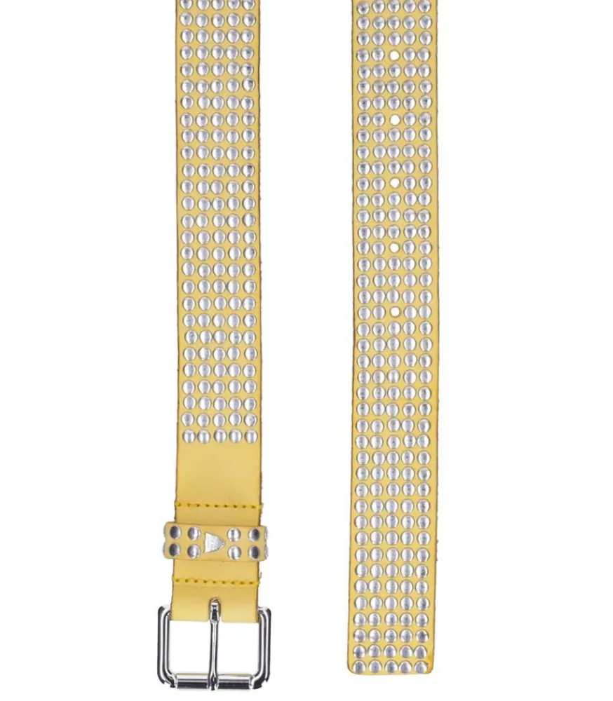 Discount Ceinture Coloree A Clous Studs Femme Ceintures