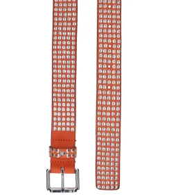 Discount Ceinture Coloree A Clous Studs Femme Ceintures