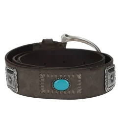 Discount Ceinture En Cuir Suede Caribou X Jane De Boy Femme Ceintures