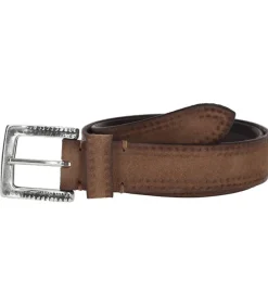 Best Ceinture En Cuir Suede Marron Clair X Jane De Boy Femme Ceintures