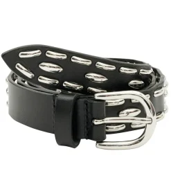 Best Ceinture En Cuir Zap Noir Femme Ceintures