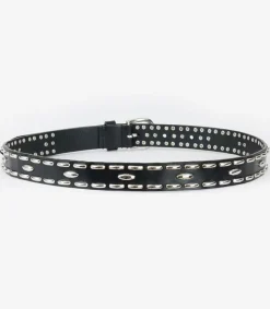 Best Ceinture En Cuir Zap Noir Femme Ceintures