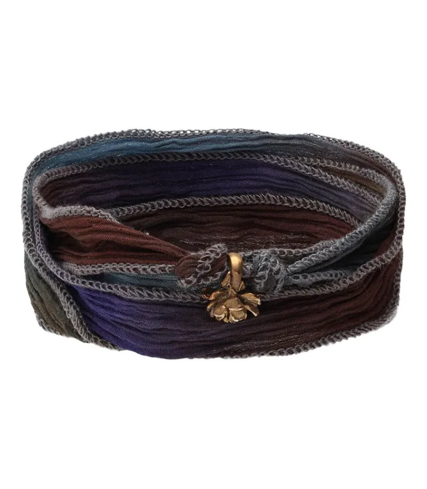 Sale Charm La Pivoine En Bronze Femme Bracelets