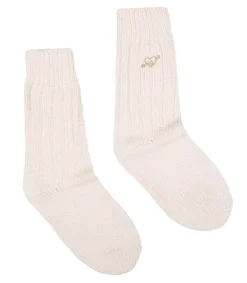 Chaussettes Rib Socks Off White Femme Lingerie