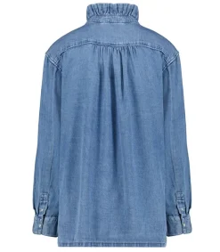 Discount Chemise En Denim Carey Indigo Femme Hauts