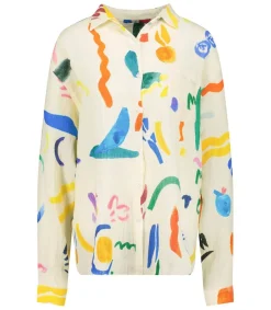 Outlet Chemise En Gaze De Coton Prelude Femme Hauts