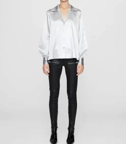 Discount Chemise En Soie Mylah Silver Femme Hauts