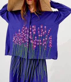 Discount Chemise Greta Royal Blue Femme Hauts