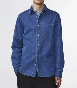 Discount Chemise Homme Cohen 5769 Medium Washed Homme Chemises