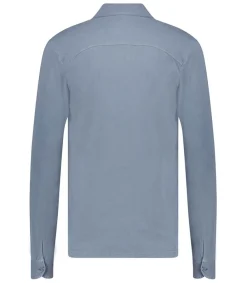 New Chemise Manches Longues Homme Herman Blue Denim Homme Chemises