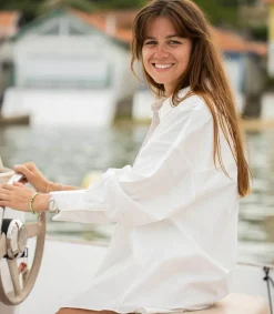 Online Chemise Mika Blanche Femme Hauts