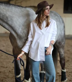 Online Chemise Nick White Femme Hauts