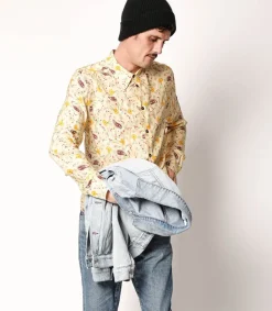 Discount Chemise Paisley En Soie Femme Hauts