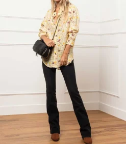 Discount Chemise Paisley En Soie Femme Hauts