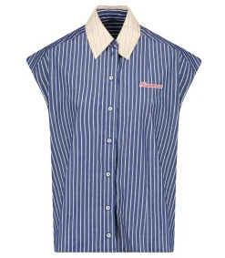 Hot Chemise Sans Manches Riviera Lover Multicolor Femme Hauts