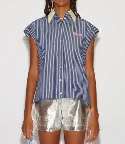 Hot Chemise Sans Manches Riviera Lover Multicolor Femme Hauts