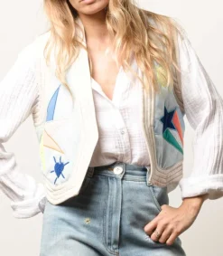 Discount Chemise Scout En Gaze De Coton White Femme Hauts