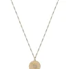 Clearance Collier Dauphine Dore Femme Colliers