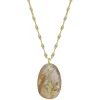 Outlet Collier Gaia N°1 Rutile Quartz Femme Colliers