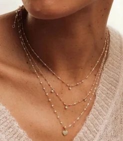 New Collier Gigi Supreme 1 Diamant Or Jaune 42 Cm Femme Colliers