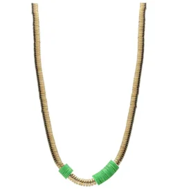 Collier Hibiscus Vert X Jane De Boy Femme Colliers