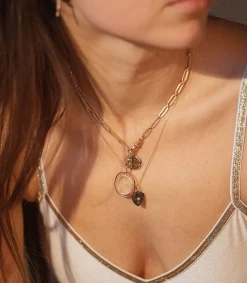 Hot Collier Initiale N°5 Or Femme Colliers