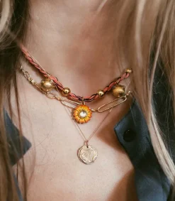 Hot Collier Initiale N°5 Or Femme Colliers