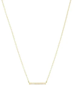 Hot Collier Mini Barre Diamants Femme Colliers