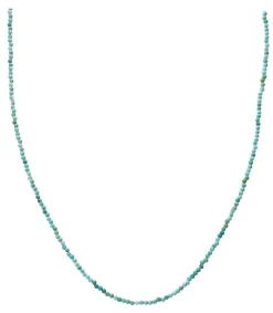 Outlet Collier Mini Turquoises Facettees Femme Colliers