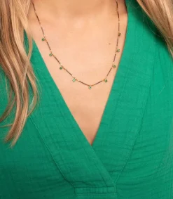 New Collier Nora Emeraudes Femme Colliers