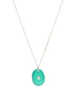 Discount Collier Orso N°1 Green Onyx Femme Colliers