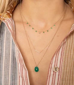 Discount Collier Orso N°1 Green Onyx Femme Colliers