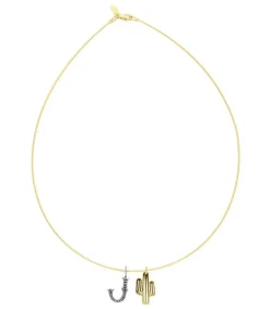 Hot Collier Tour De Cou Lettre Cactus Femme Colliers