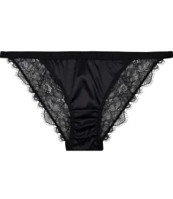 Discount Culotte Wild Rose Black Satin Femme Lingerie